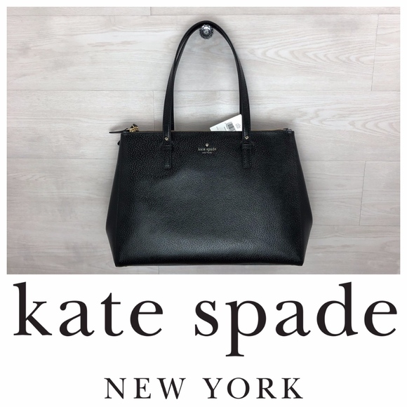 kate spade Handbags - Kate Spade Reena Grand Street Black Leather Tote